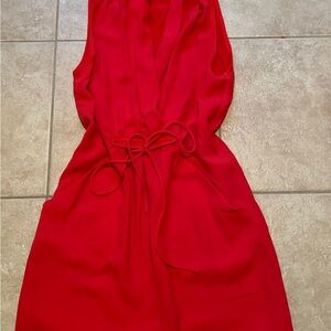Red Halter Sundress for Casual Occasions
